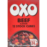 Oxo Beef Stock Cubes 71g 12pack