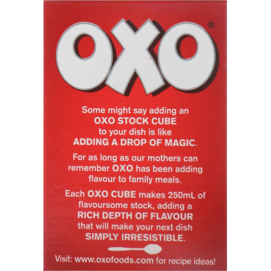 Oxo Beef Stock Cubes 71g 12pack