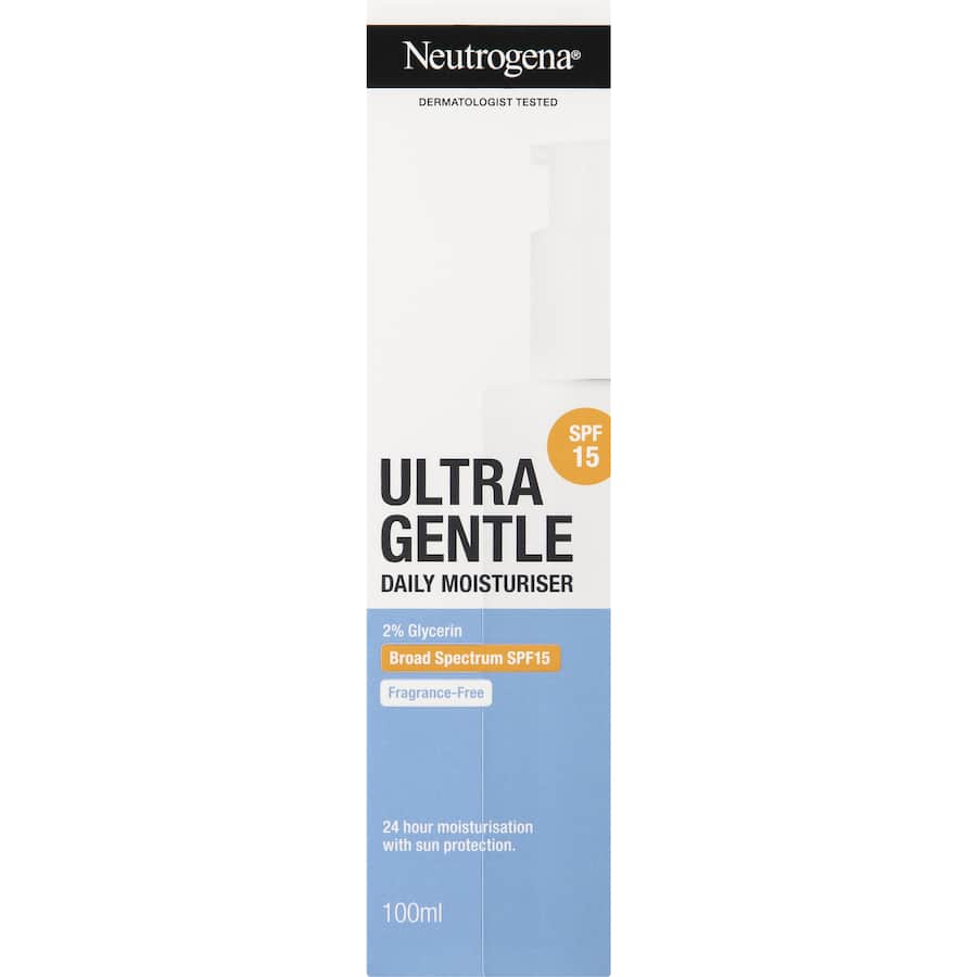 Neutrogena Moisturiser Ultra Gentle Daily Spf15 100mL