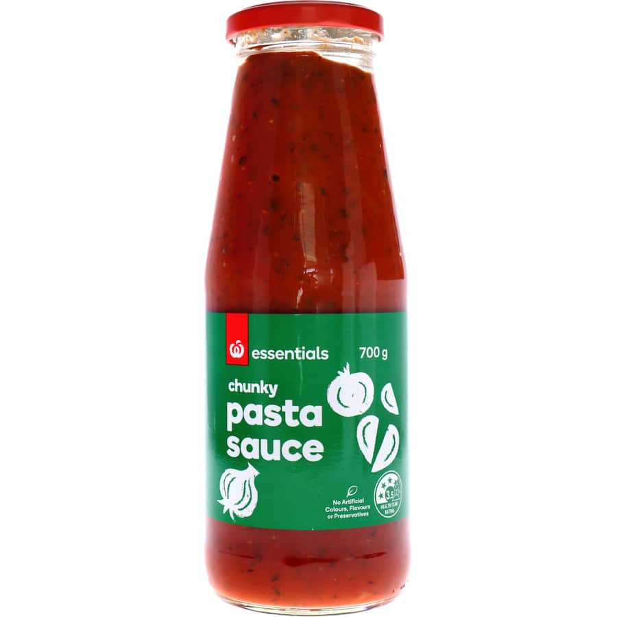 Essentials Pasta Sauce Chunky 700g