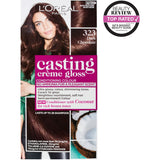 L'oreal Paris Casting Hair Colour Creme Gloss Dark Choco 323 Each 1pack