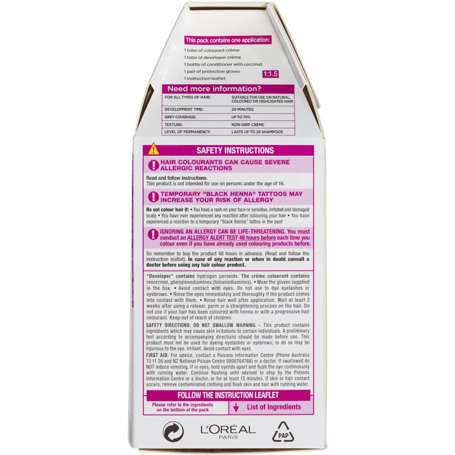 L'oreal Paris Casting Hair Colour Creme Gloss Dark Choco 323 Each 1pack