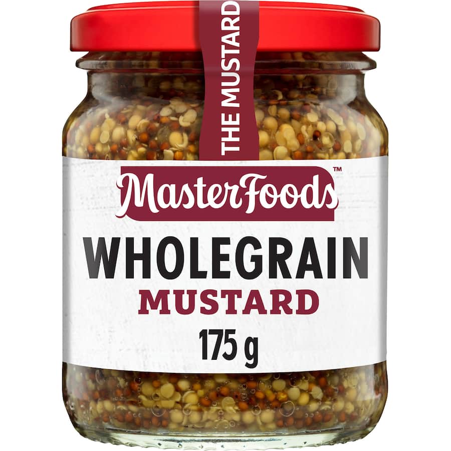 Masterfoods Mustard Wholegrain Jar 175g