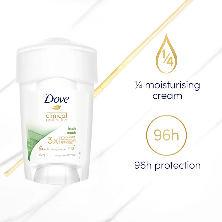 Dove Clinical Protection Antiperspirant Stick Fresh Touch 45mL