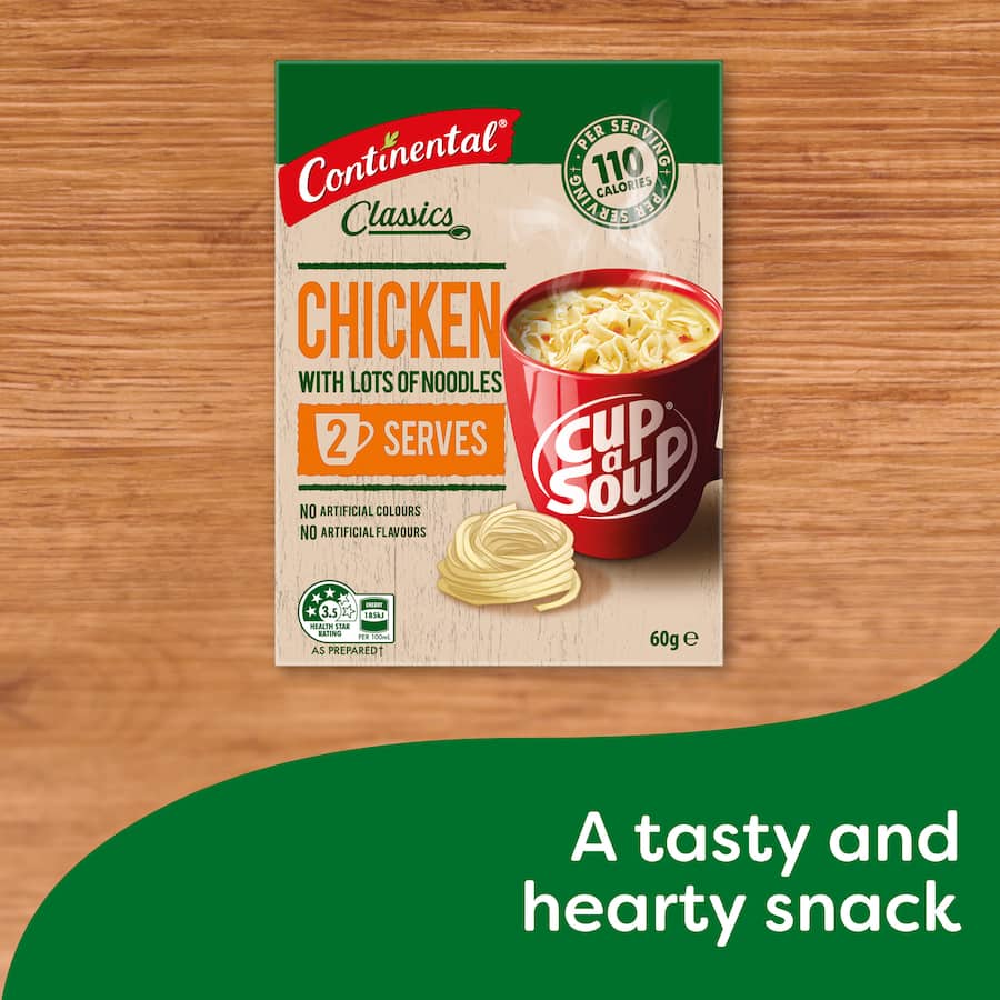 Continental Classics Cup A Soup Chicken With Lots Of Noodles 60g