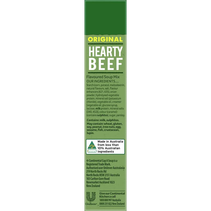 Continental Cup A Soup Instant Soup Hearty Beef 55g 4pack