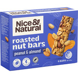 Nice & Natural Nut Bars Peanut & Almond 6pk 192g