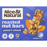Nice & Natural Nut Bars Peanut & Almond 6pk 192g