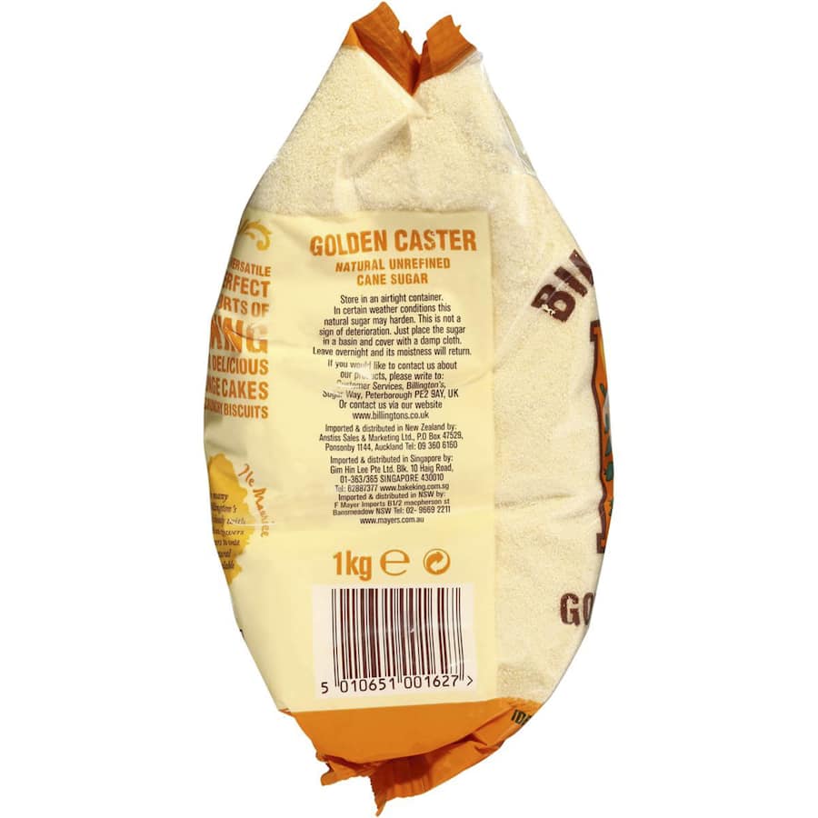 Billingtons Caster Sugar Golden 1kg