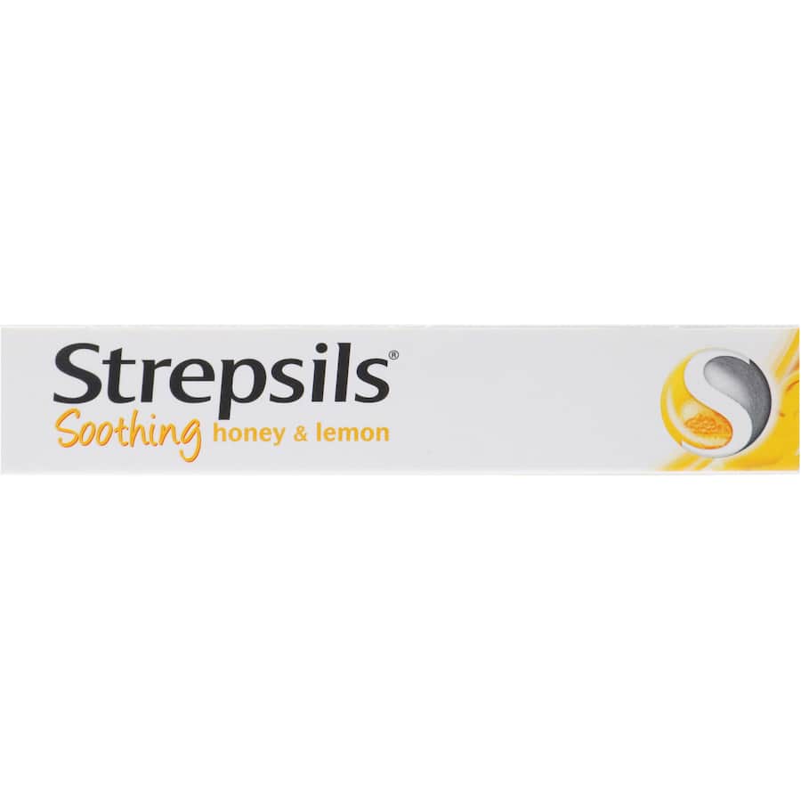 Strepsils Sore Throat Relief Lozenges Honey & Lemon Flavour