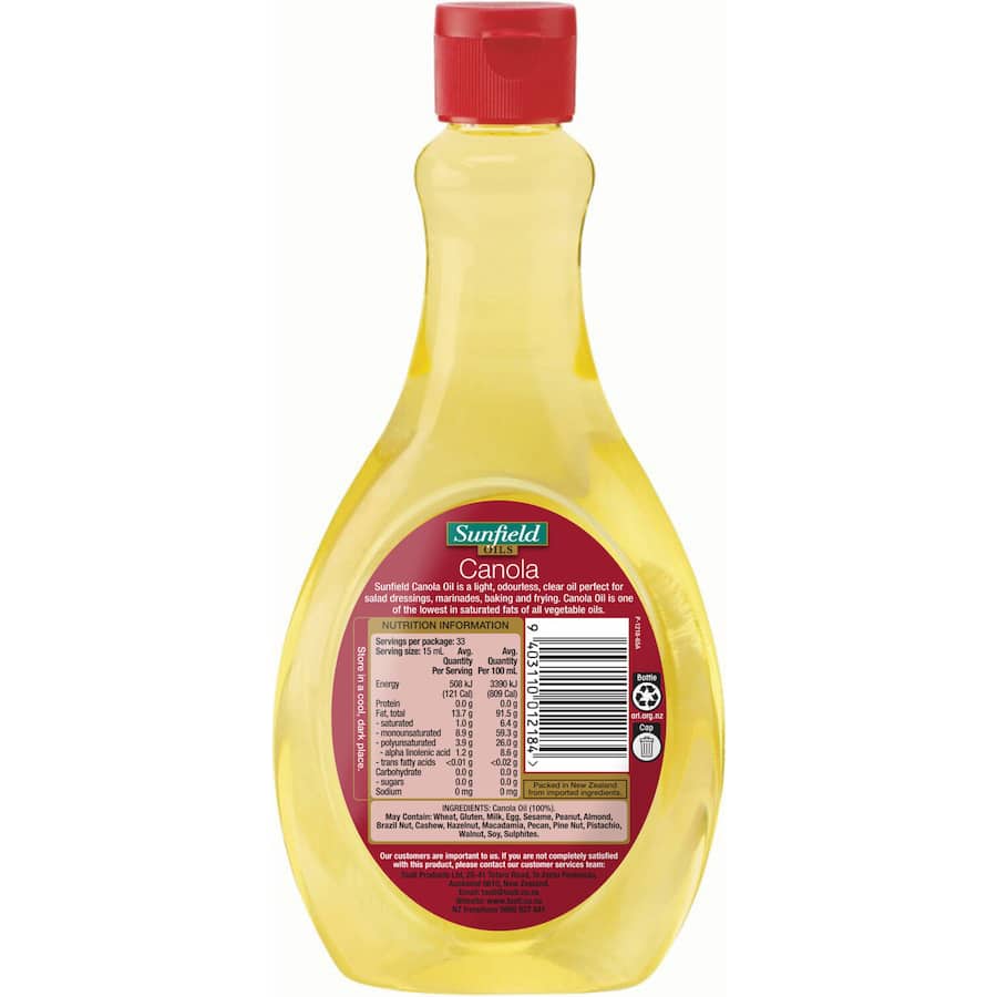 Sunfield Canola Oil  500mL