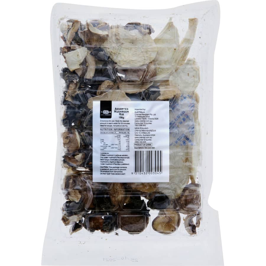 Jade Phoenix Mushrooms Dried Assorted Packet 100g