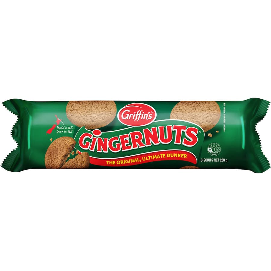 Griffins Gingernuts Ginger Biscuits Original 250g