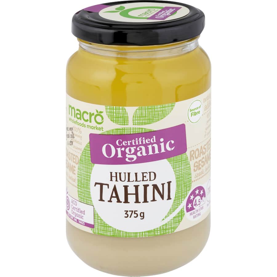 Macro Organic Hulled Tahini  375g