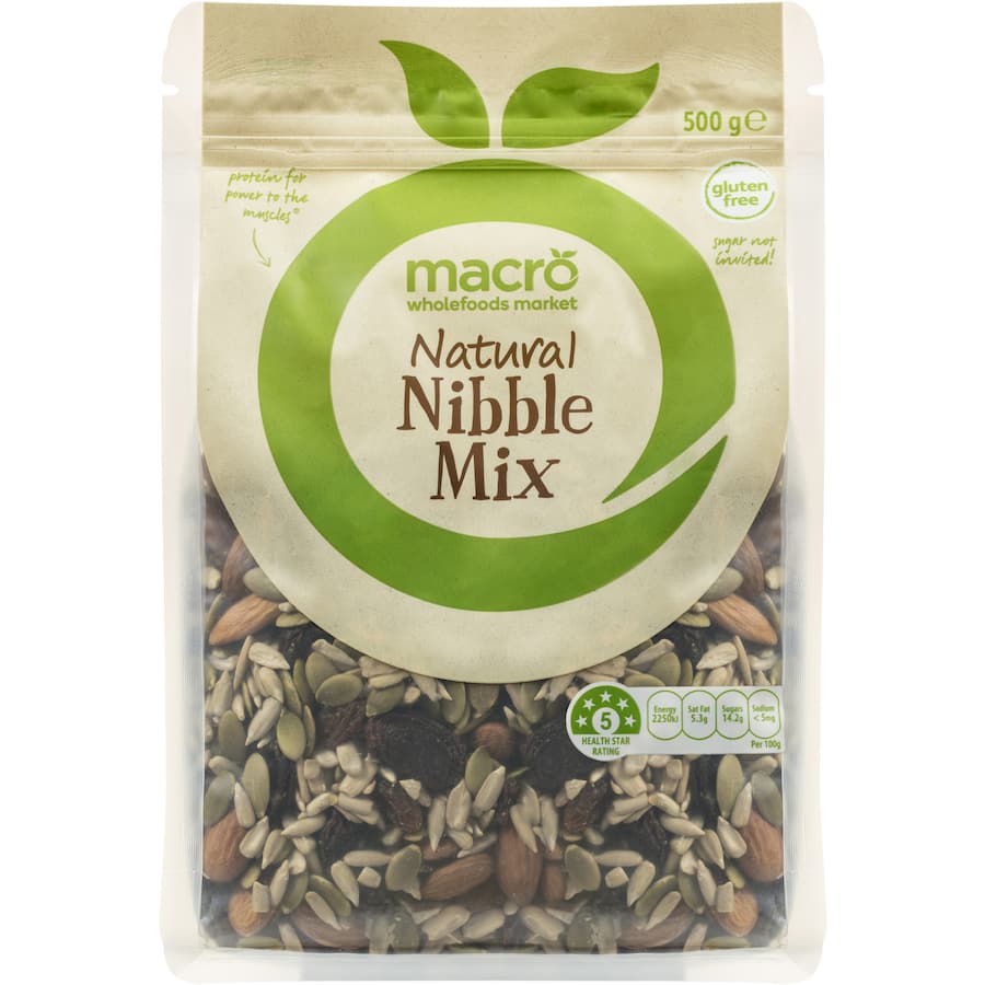 Macro Natural Snack Mix Raw Nibble Mix 500g
