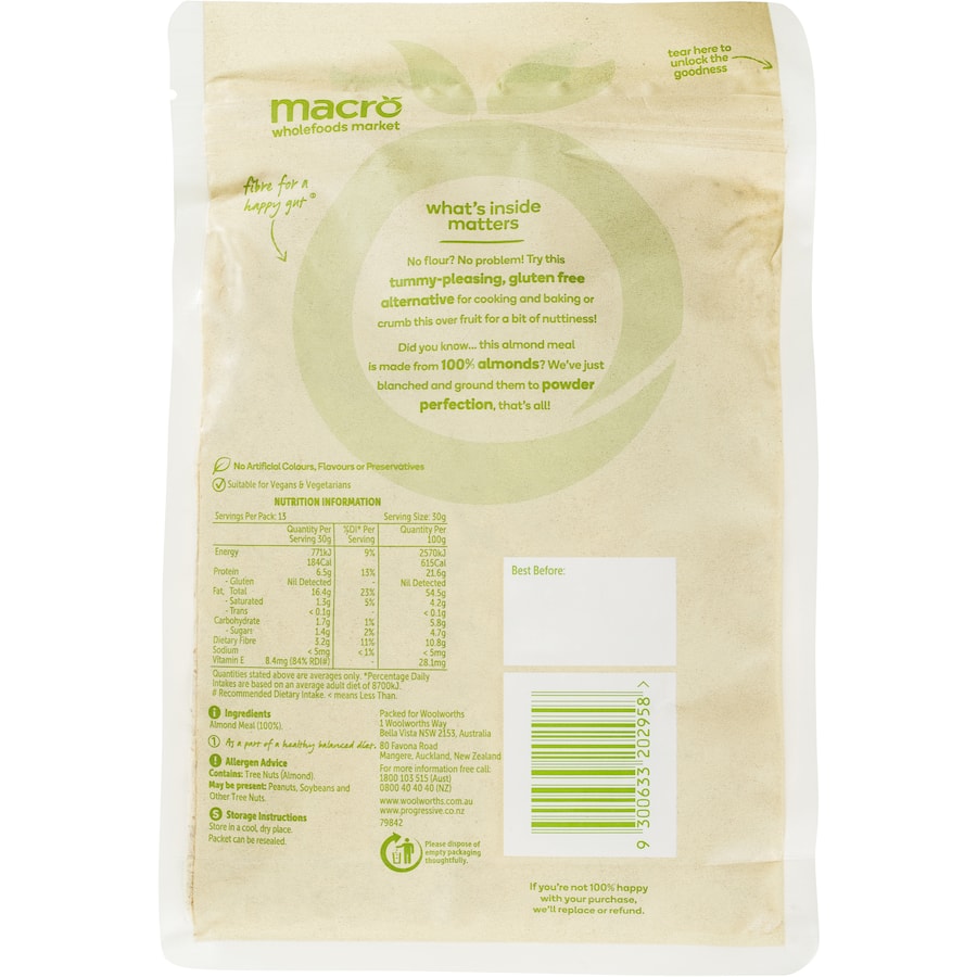 Macro Almond Meal 400g