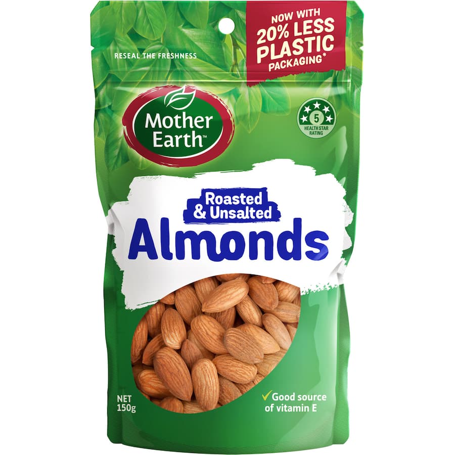 Mother Earth Almonds Batch Roasted 150g