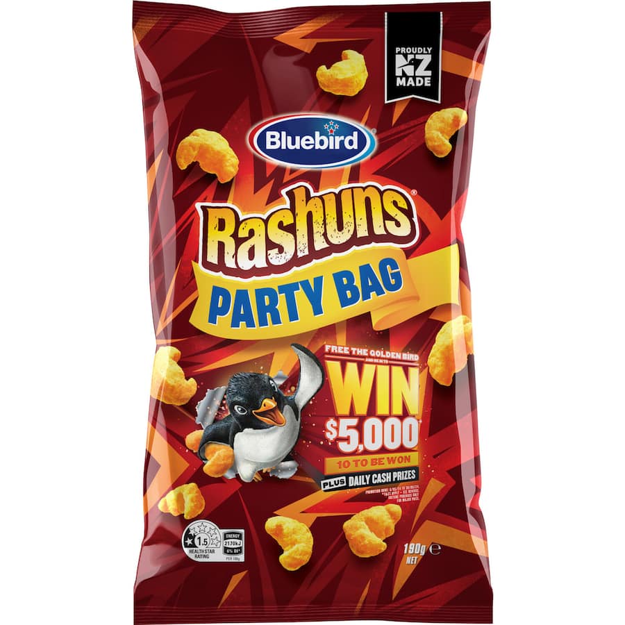 Bluebird Rashuns Corn Snacks  190g