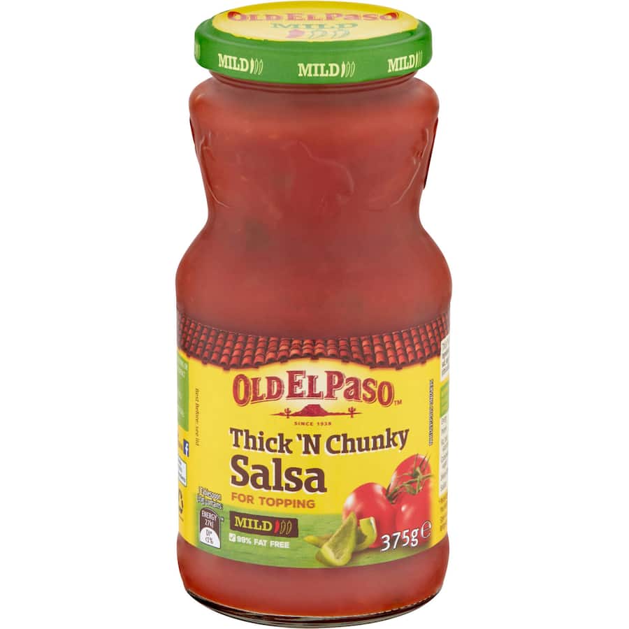 Old El Paso Salsa Mild Chunky Jar 375g