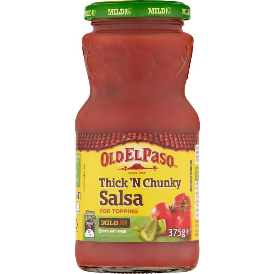 Old El Paso Salsa Mild Chunky Jar 375g