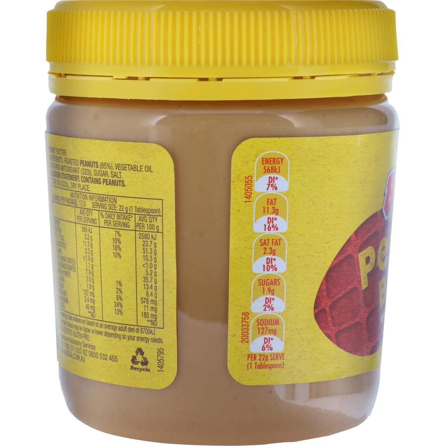 Bega Peanut Butter Crunchy 375g