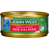 John West Salmon Red Wild Alaskan Can 105g
