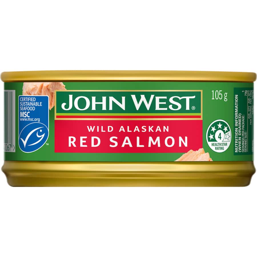 John West Salmon Red Wild Alaskan Can 105g