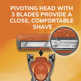 Bic Hybrid Comfort Razor + 6 Disposable Cartridges