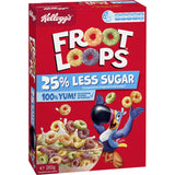 Kellogg's Froot Loops Cereal 25% Less Sugar 265g