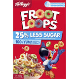 Kellogg's Froot Loops Cereal 25% Less Sugar 265g