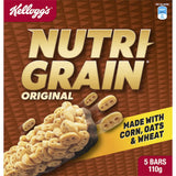 Kelloggs Nutrigrain Cereal Bars Original 5pk 110g