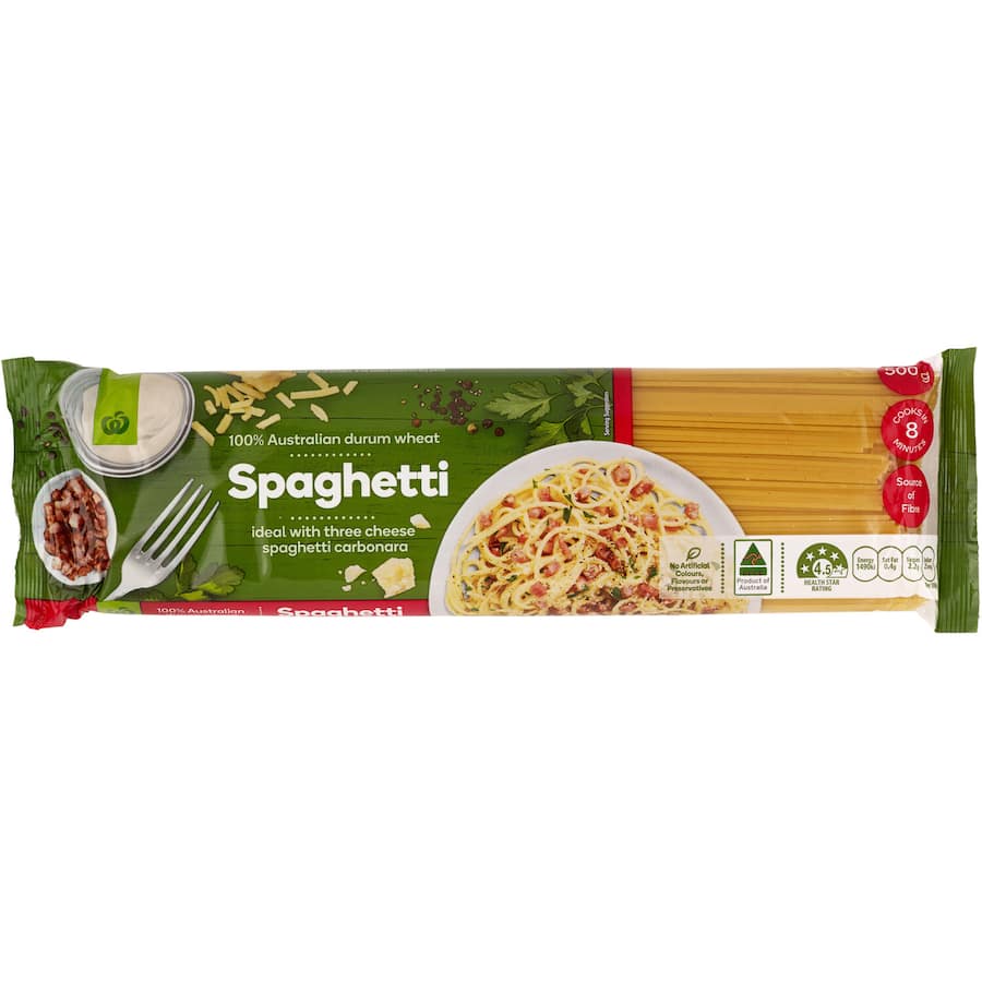 Woolworths Pasta Spaghetti 500g