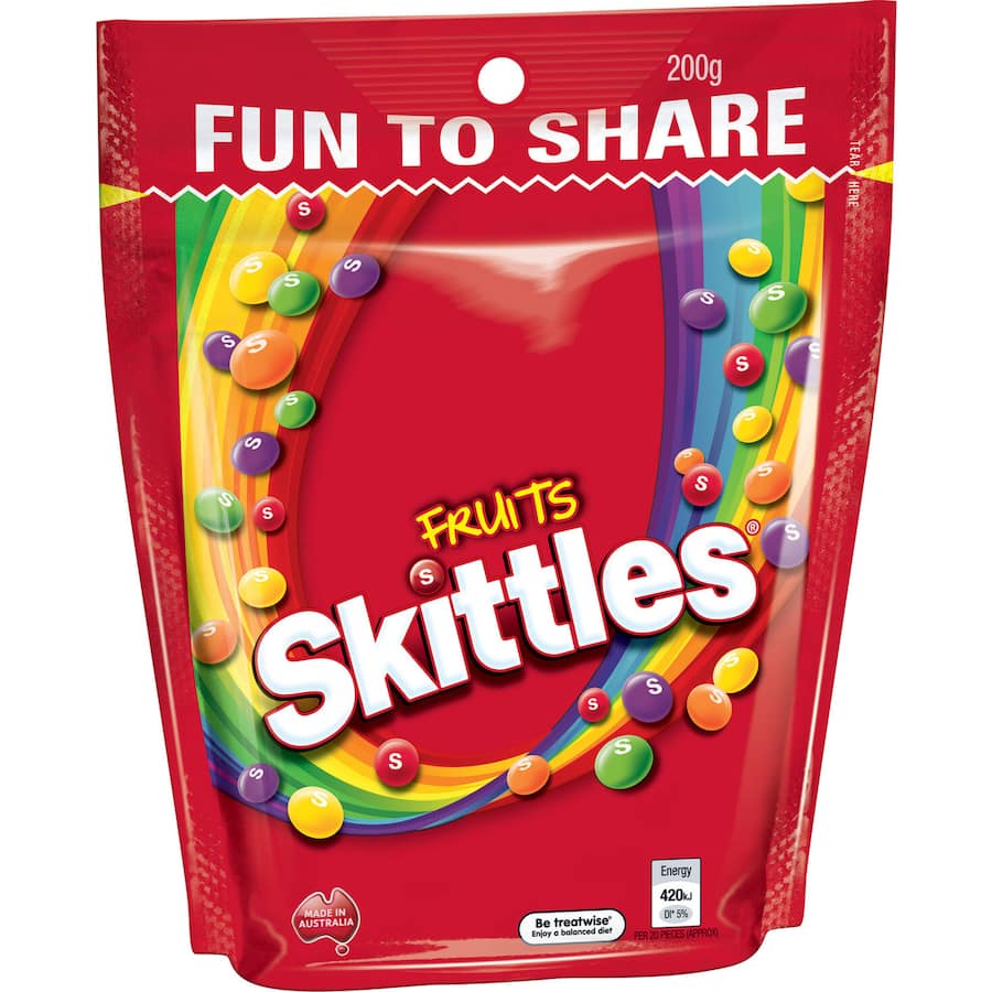 Skittles Sweets Fruits 200g