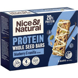 Nice & Natural Protein Bars Wholeseed Blueberry & Vanilla 5pk 150g