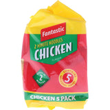 Fantastic 2 Minute Instant Noodles Chicken Multi Pack 5pk 425g