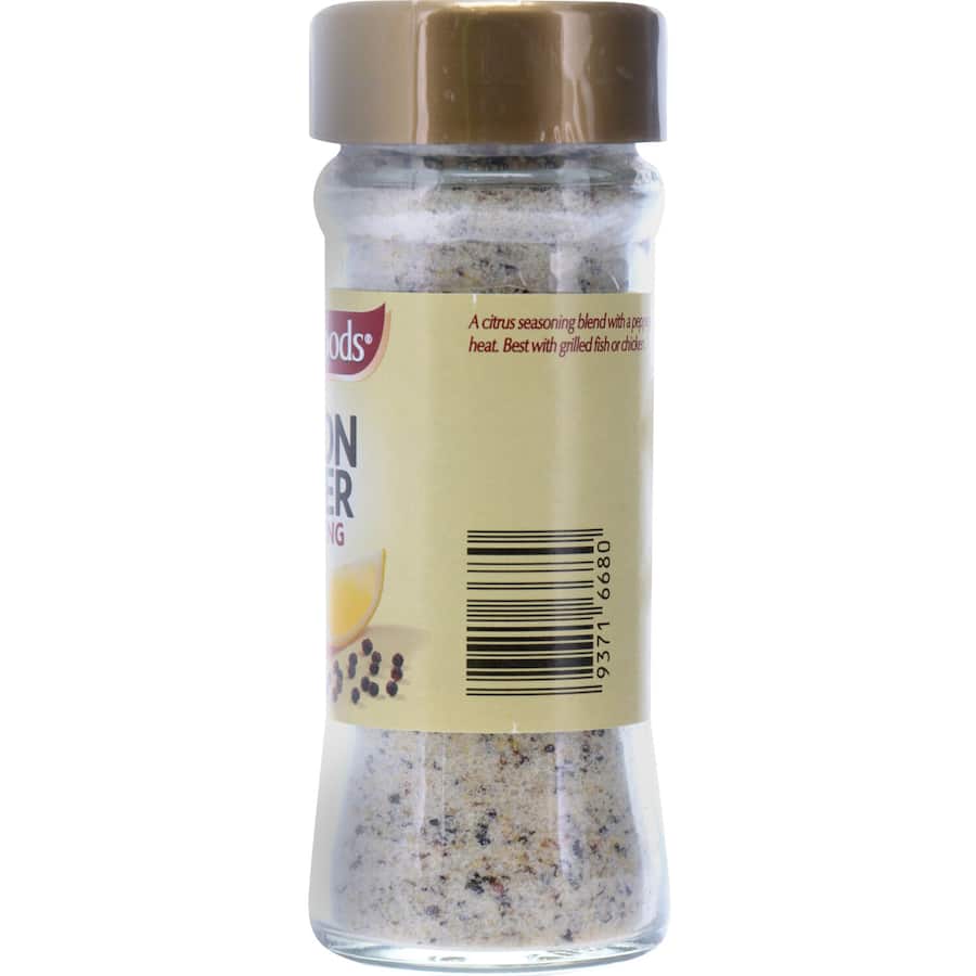 Masterfoods Lemon Pepper Seasoning Shaker 52g