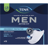 Tena Men Discreet Protection Mens Continence Pads Level 1 Light Protection 12pack