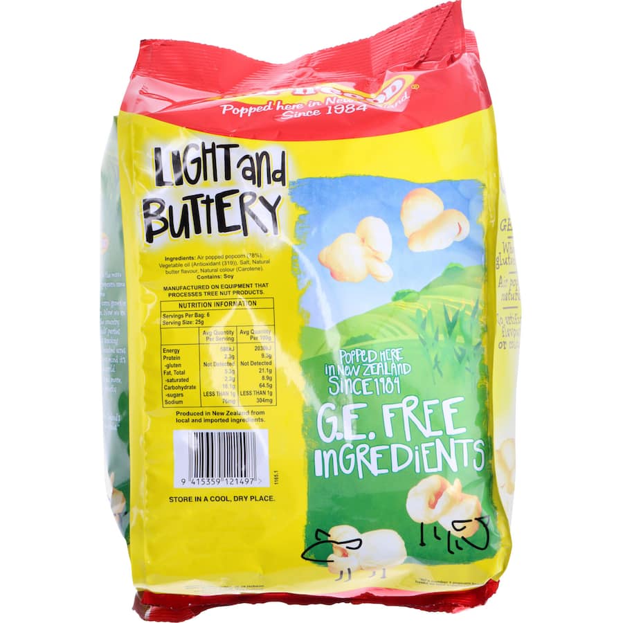 Pop N Good Popcorn Light & Buttery 150g