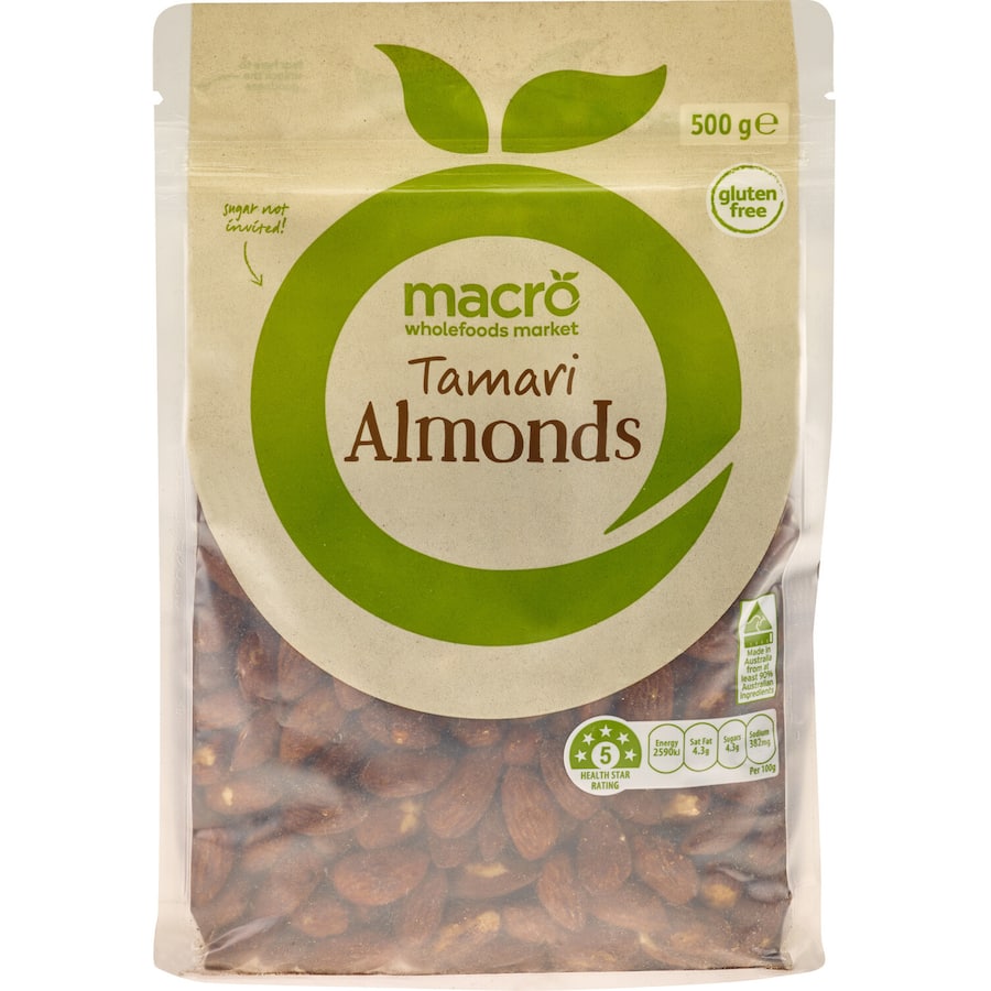 Macro Almonds Tamari 500g