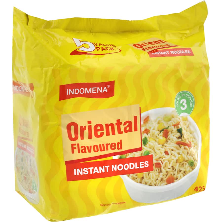Indomena Instant Noodles Oriental Pack 5 x 85g