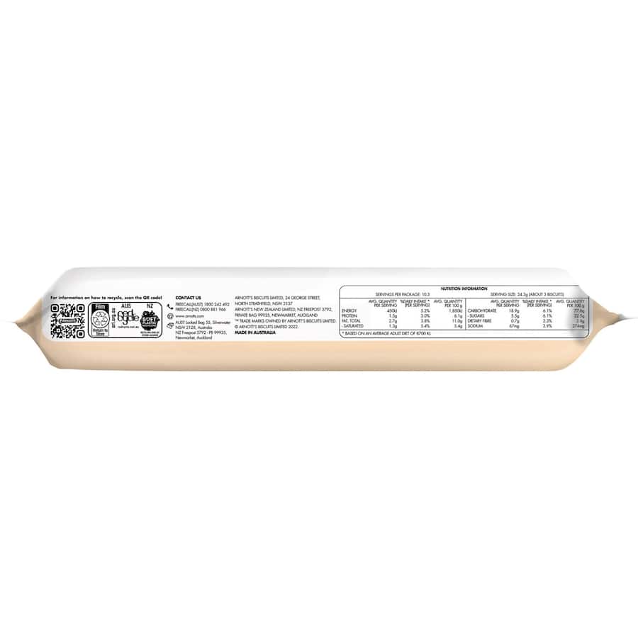 Arnotts Biscuits Milk Arrowroot 250g