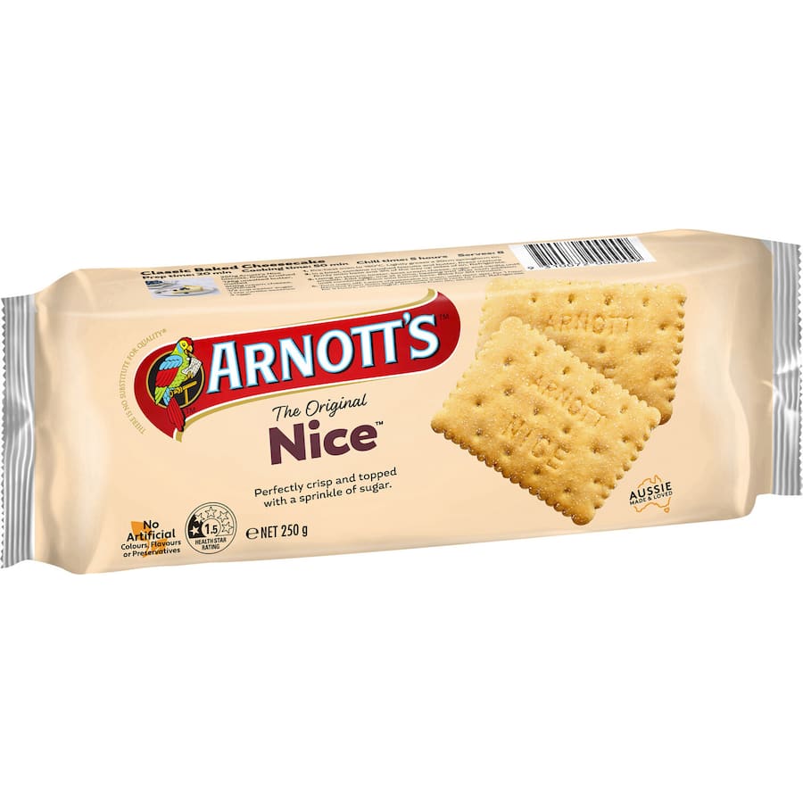 Arnotts Plain Biscuits Nice 250g