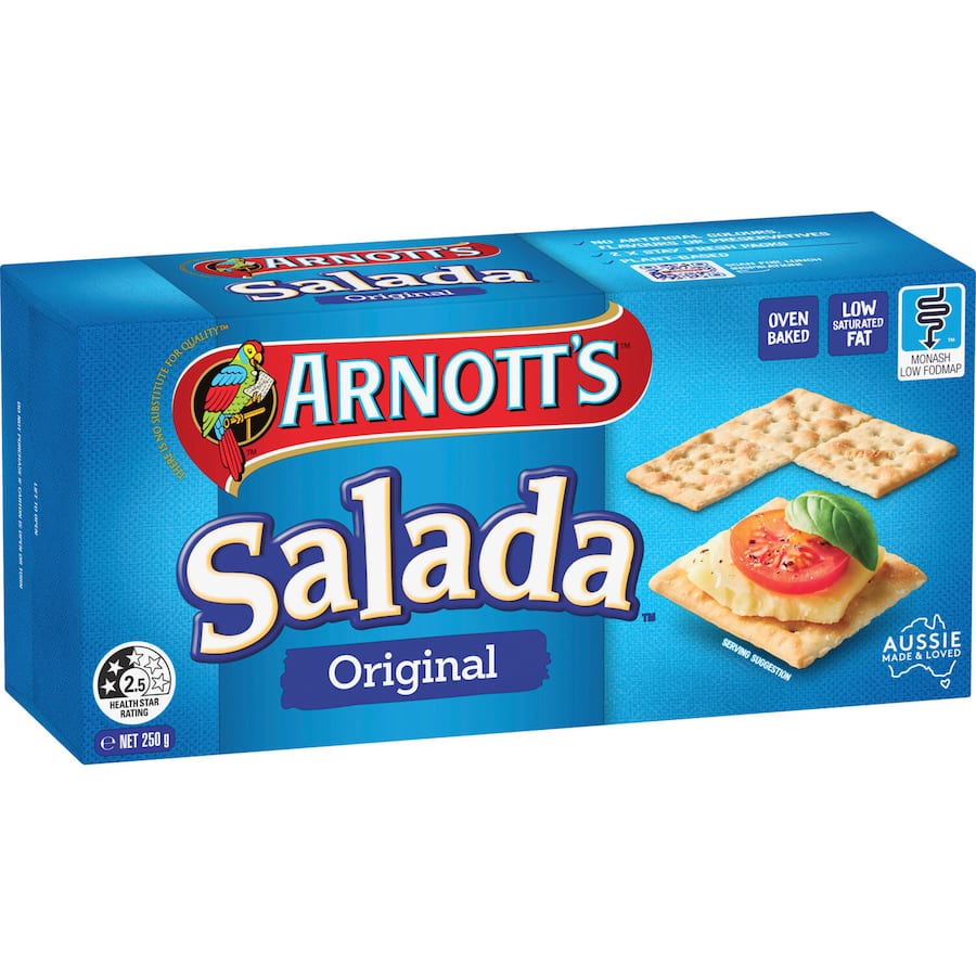 Arnotts Salada Crackers Original Box 250g