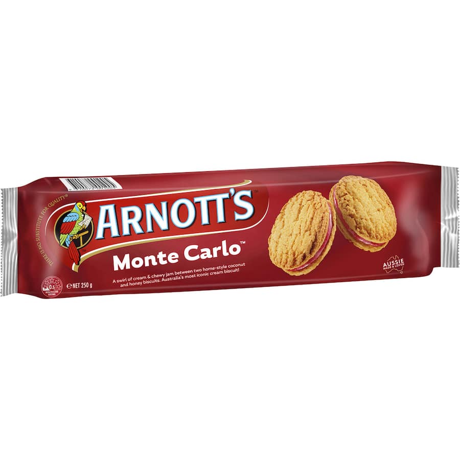 Arnotts Creme Filled Monte Carlo 250g