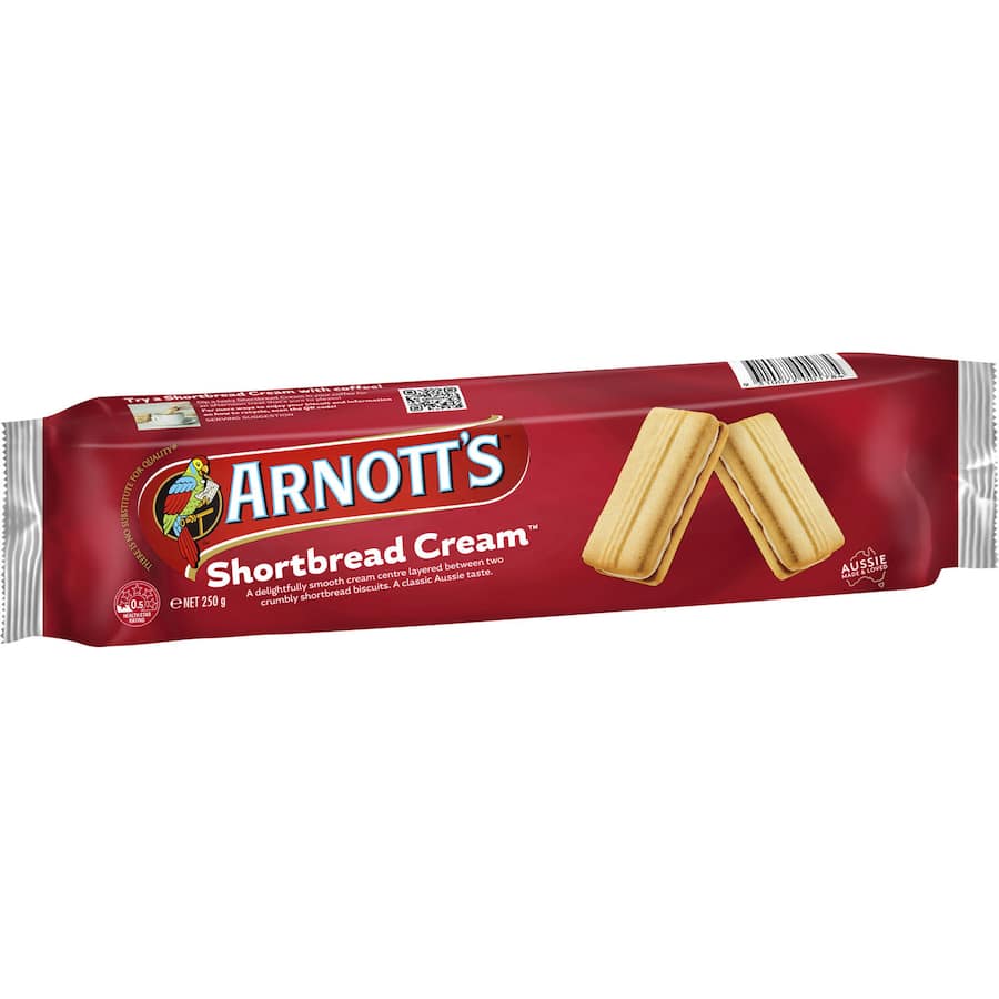 Arnotts Creme Filled Shortbread 250g