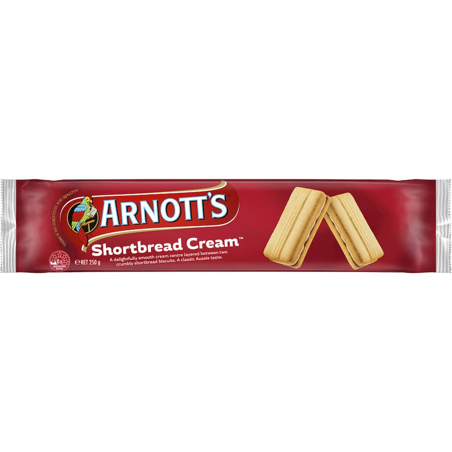 Arnotts Creme Filled Shortbread 250g