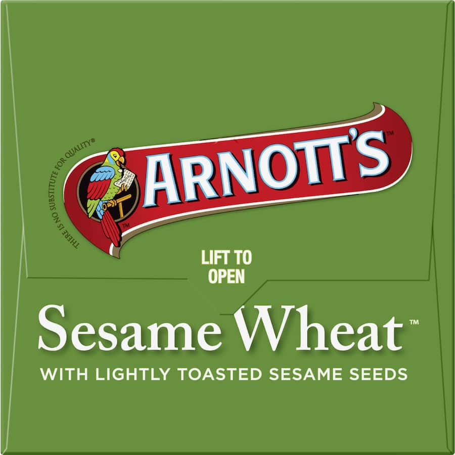 Arnotts Crackers Sesame Wheat Box 250g