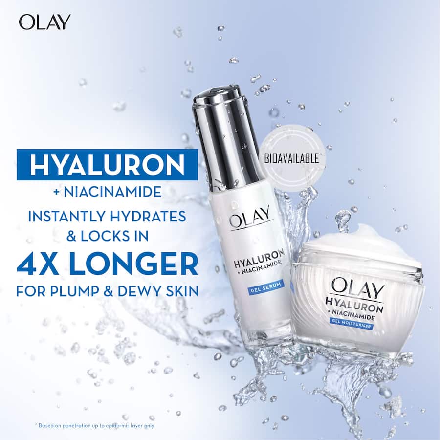 Olay Luminous Gel Moisturiser Hyaluron + Niacinamide 50g