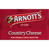 Arnotts Crackers Country Cheese Pkt 250g