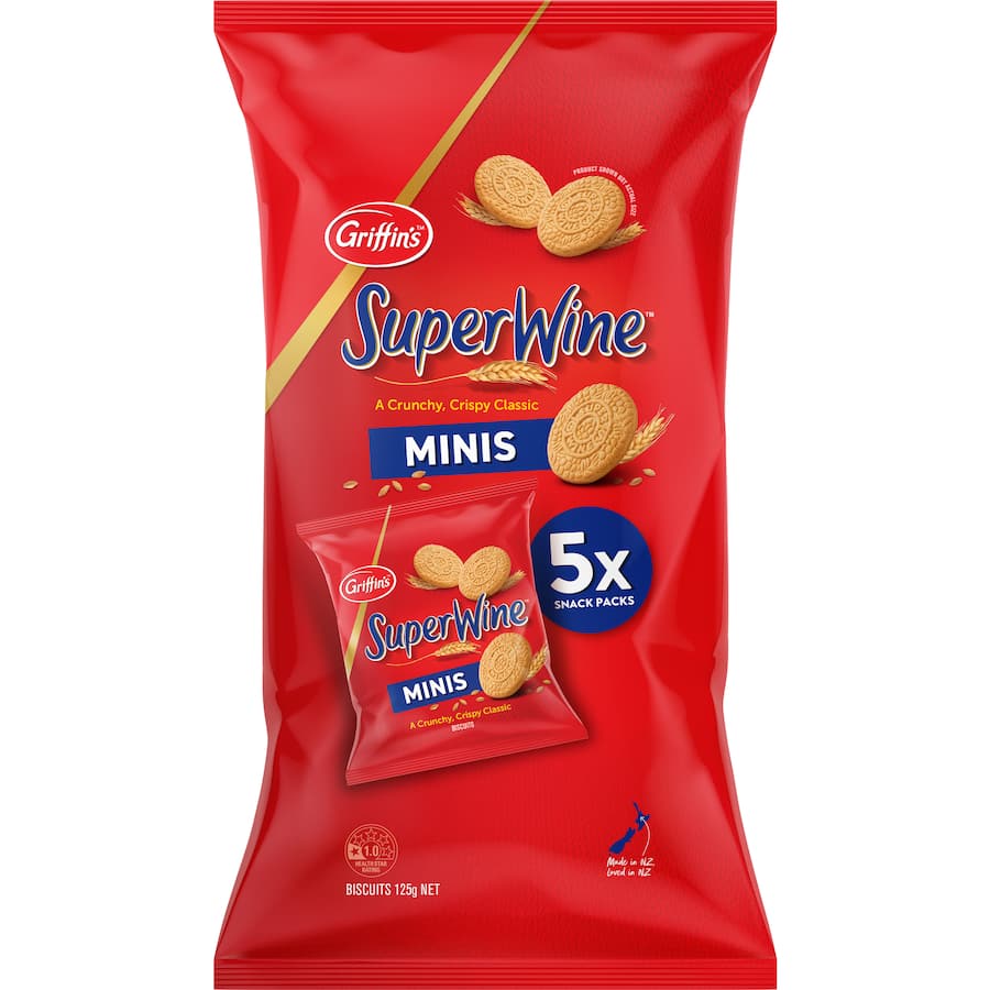 Griffin's Biscuits Super Wine Minis 5pk 125g